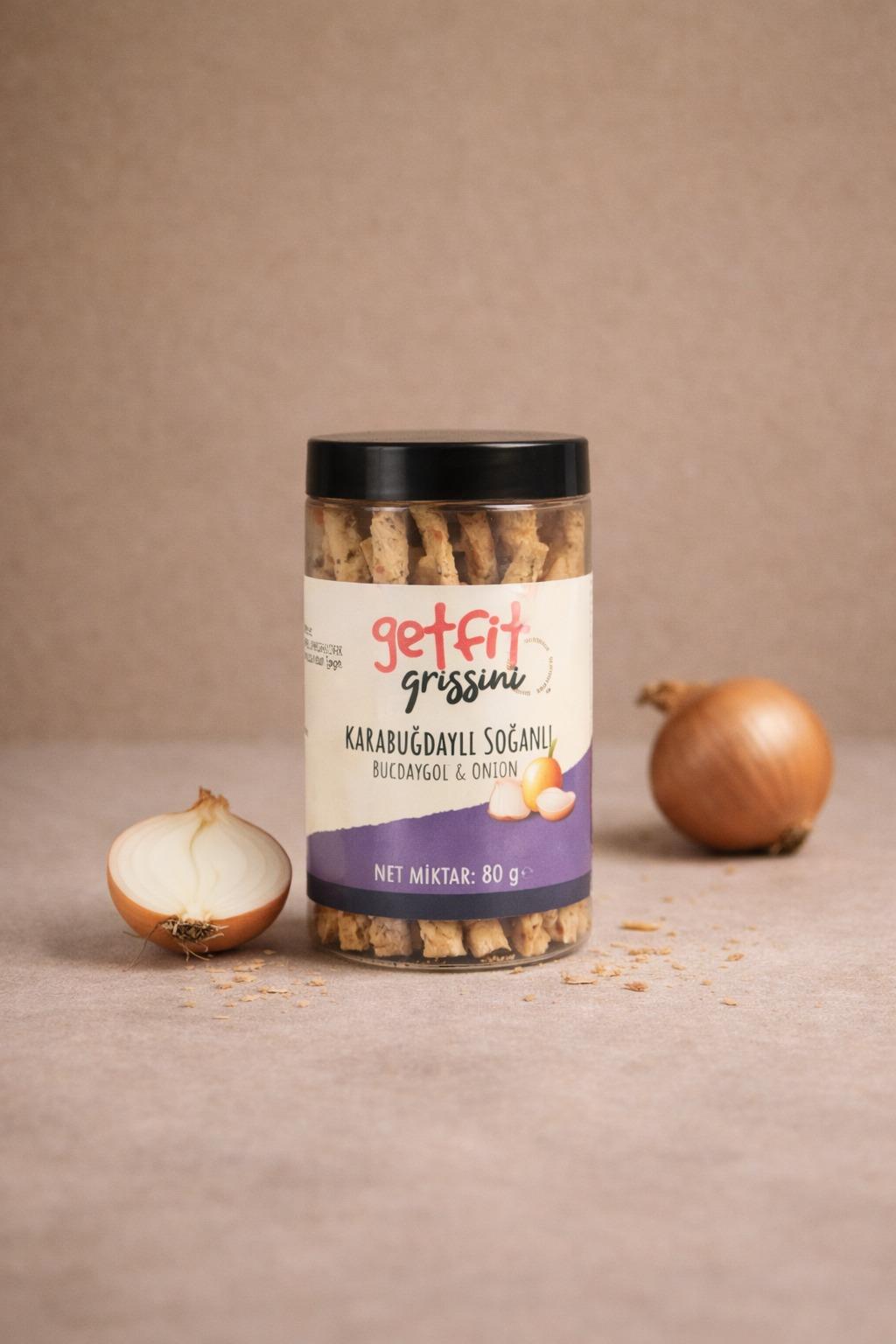 Glutensiz Karabuğdaylı Soğanlı Grissini 80 g