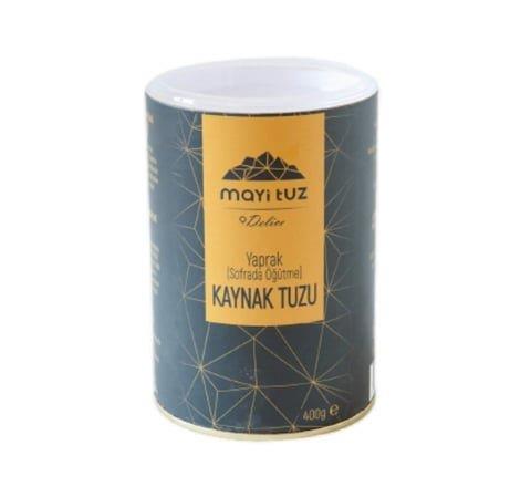 Mayi Tuz Doğal Sofrada Öğütme Yaprak Kaynak Tuzu 400 Gr.