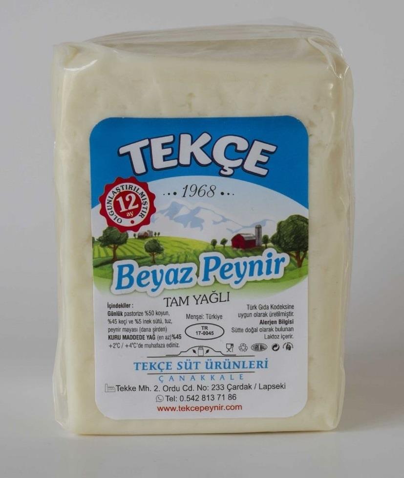 Olgunlaştırılmış Tam Yağlı Koyun Beyaz Peynir 1 kg