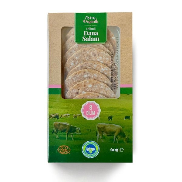Organik Dilimli Dana Salam 60 g