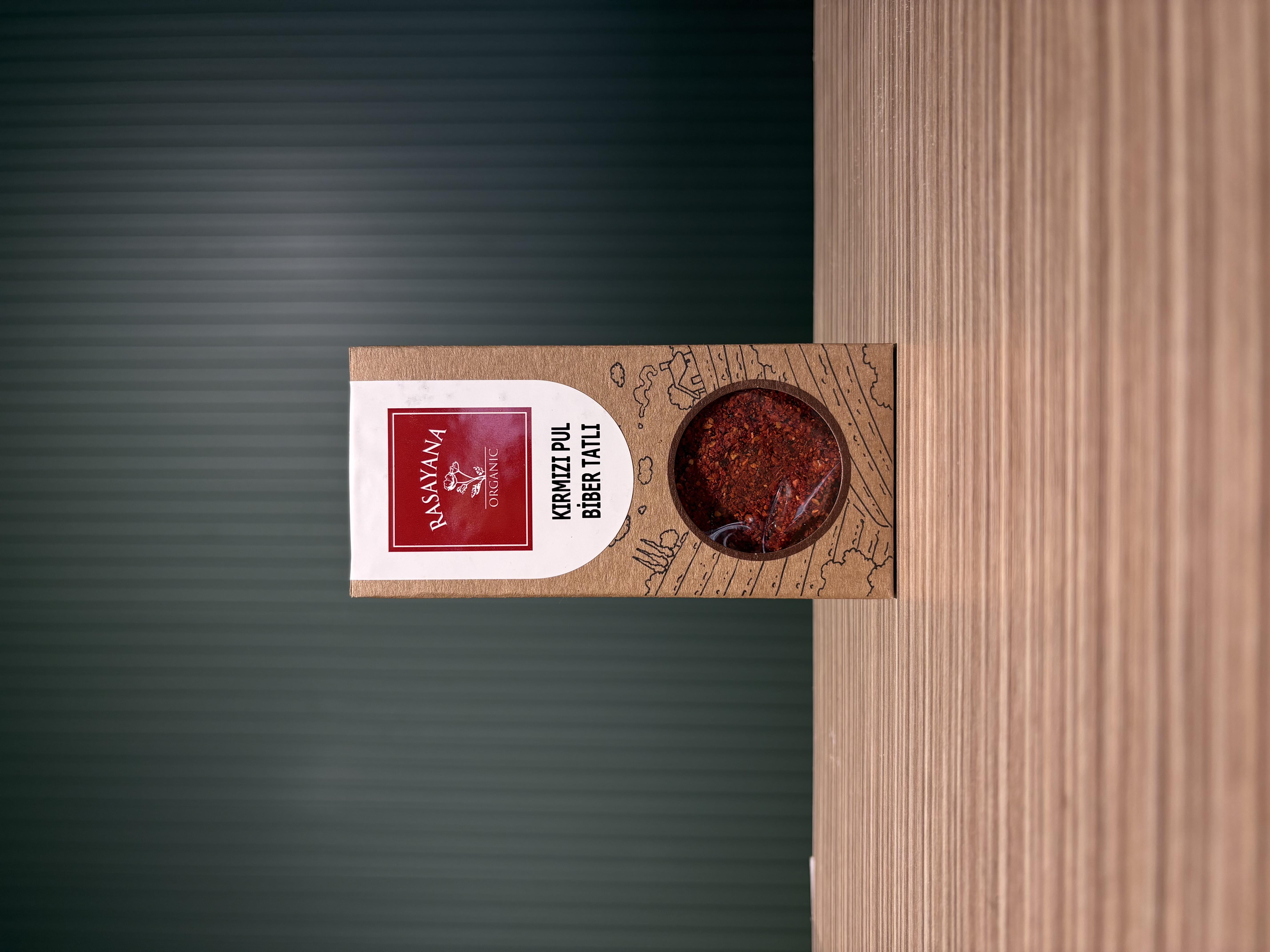 Organik Kırmızı Pul Biber (Tatlı) 50 g