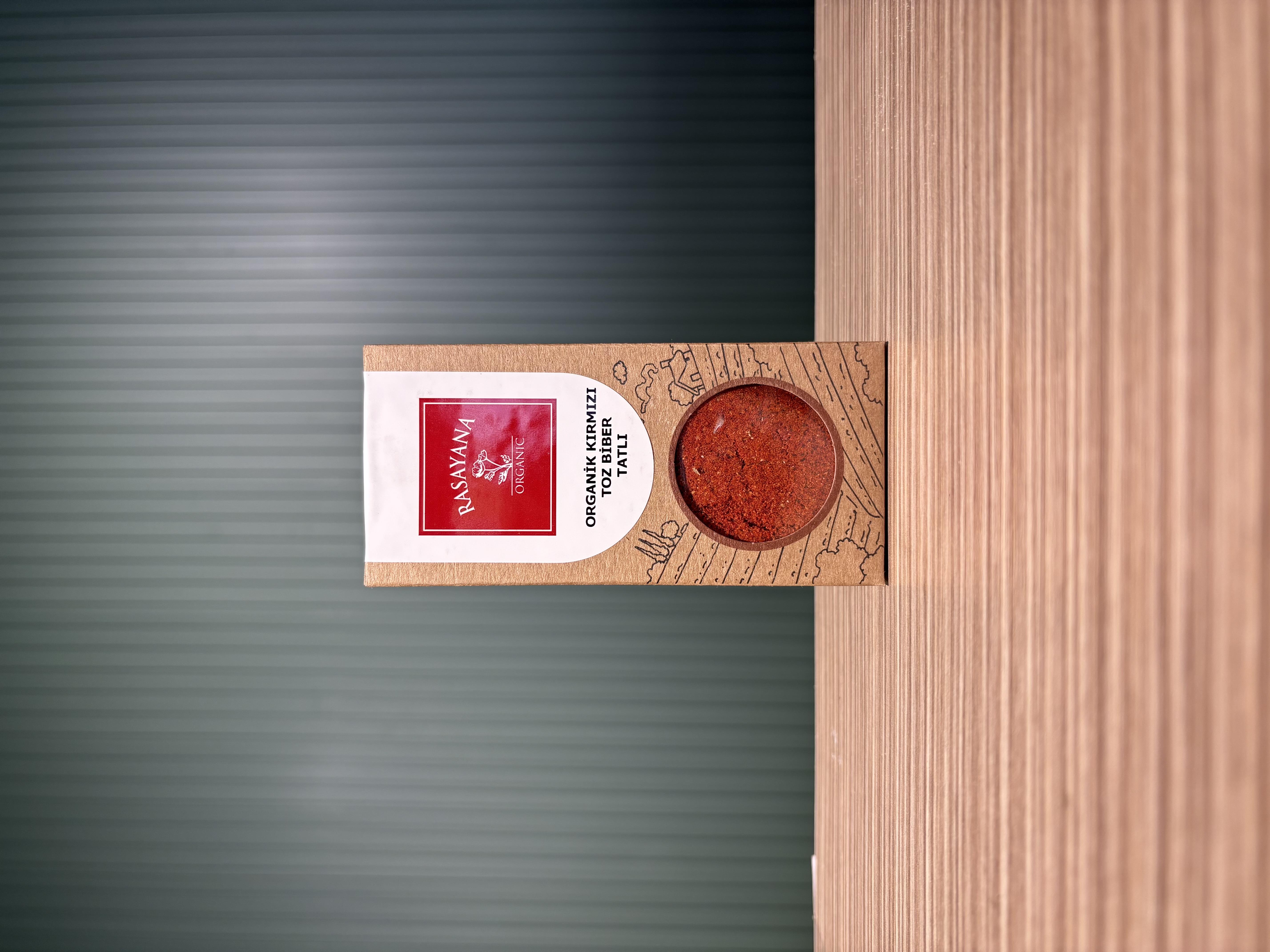 Organik Kırmızı Toz Biber (Tatlı) 50 g
