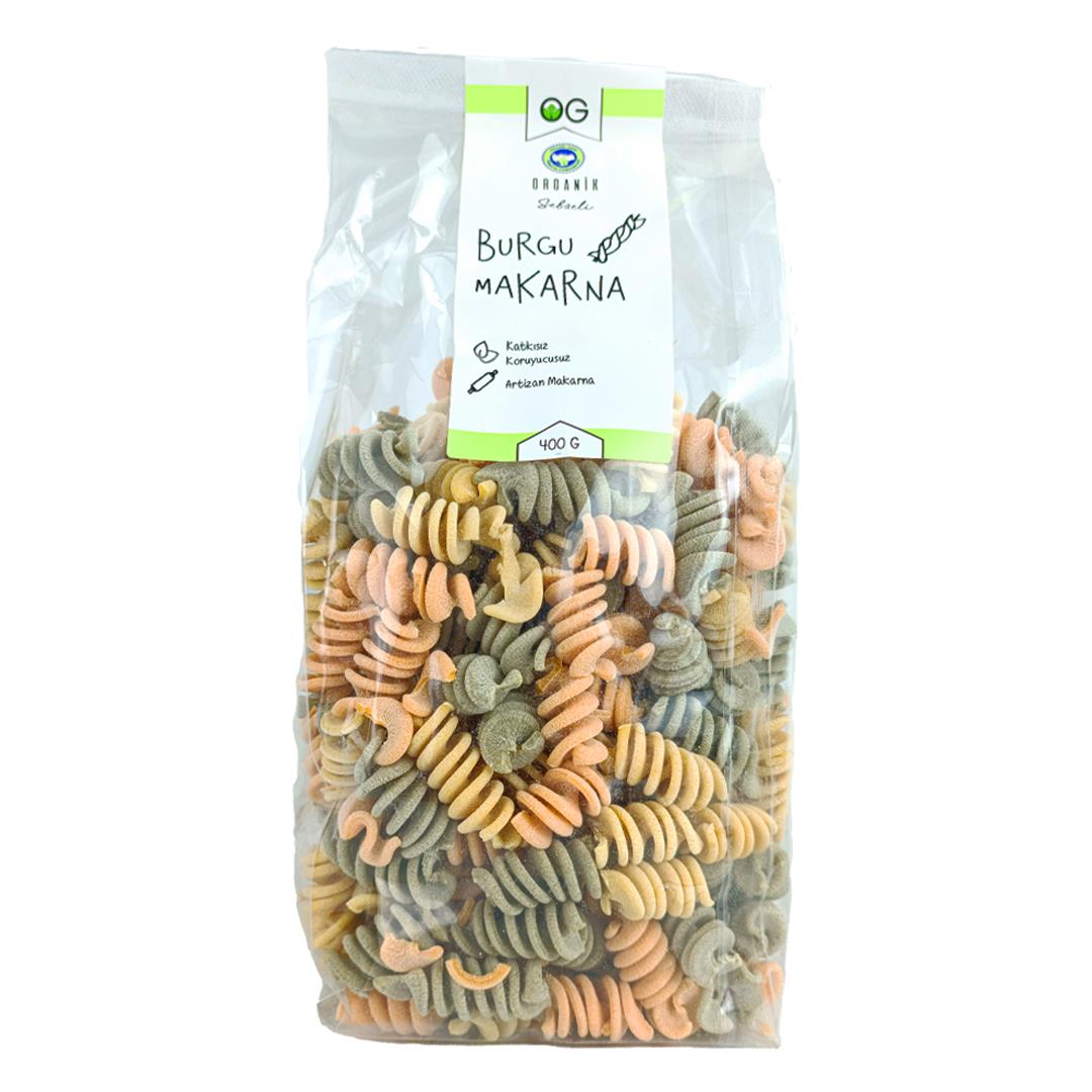 Organik Sebzeli Artizan Burgu Makarna 400 g