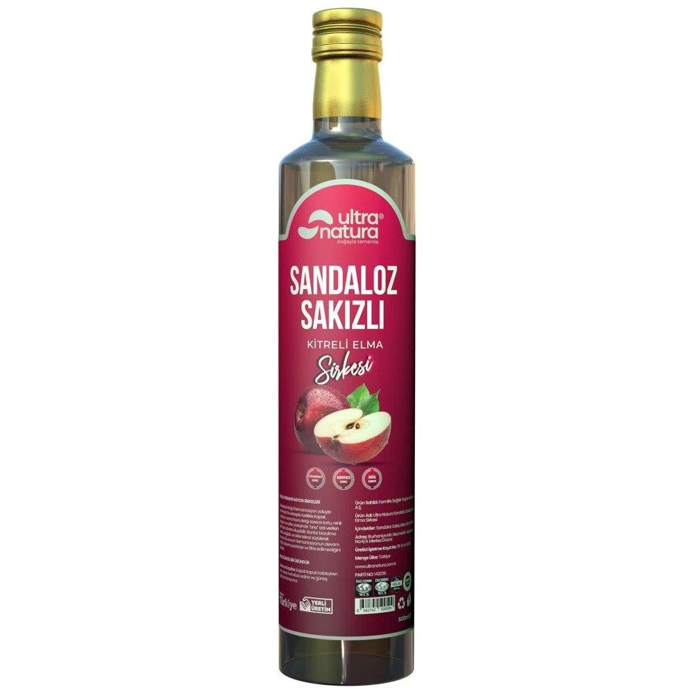 SANDALOZ SAKIZLI KİTRELİ ELMA SİRKESİ 500 ML