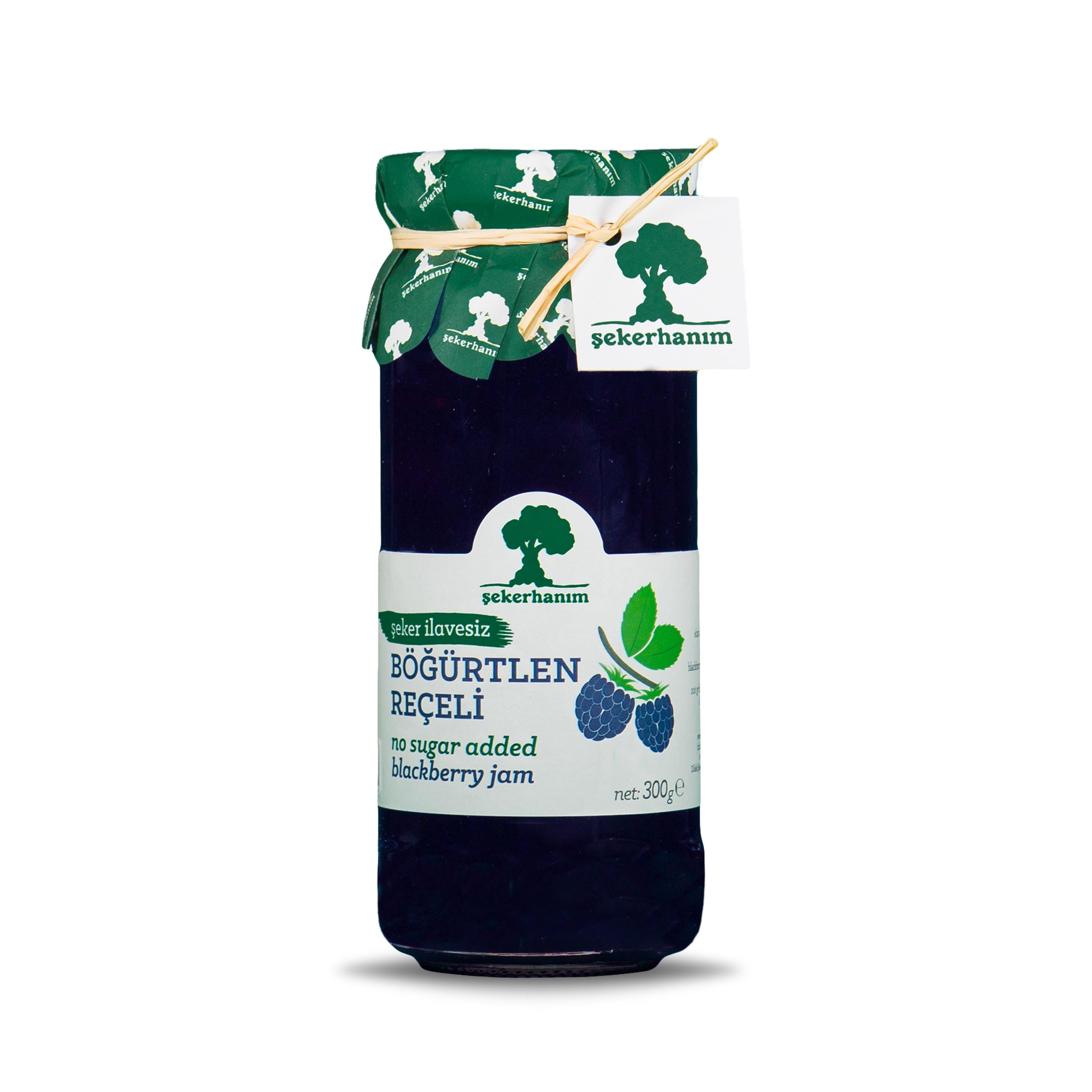 Şeker İlavesiz Böğürtlen Reçeli 300 g