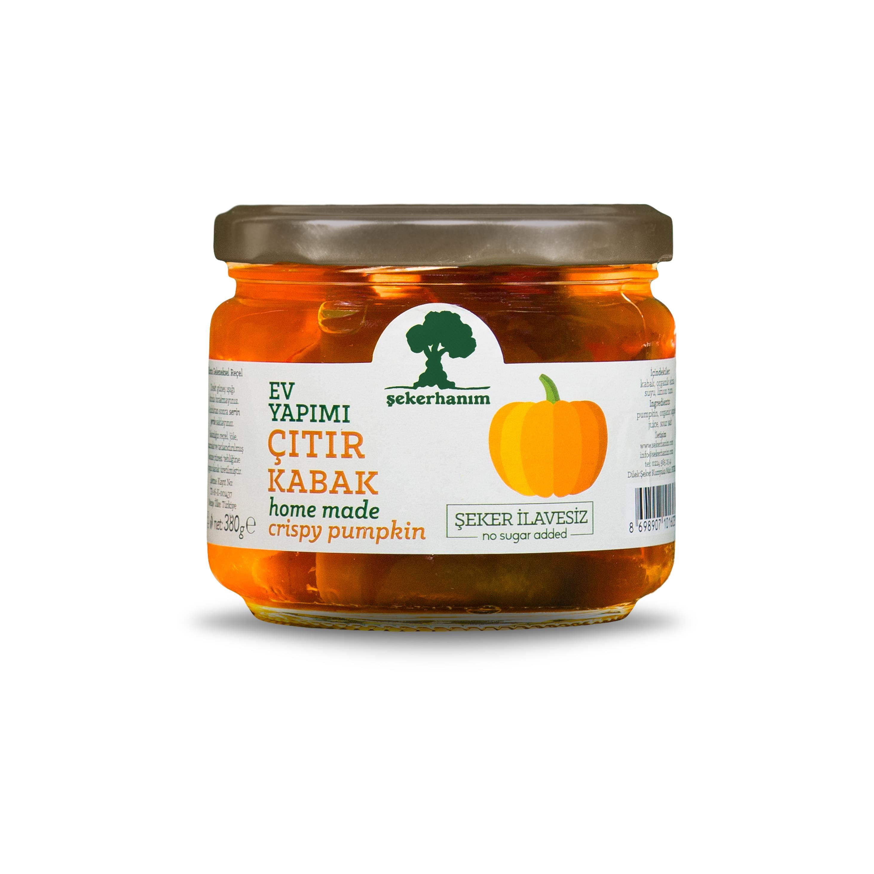Şeker İlavesiz Çıtır Kabak Reçeli 380 g