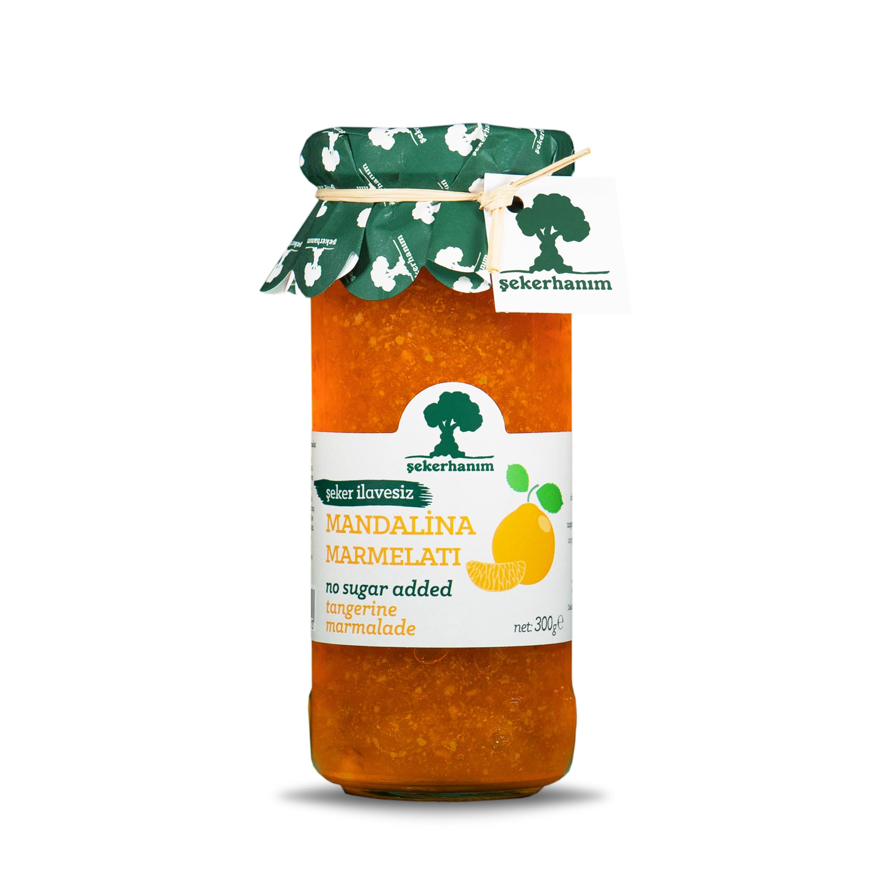 Şeker İlavesiz Mandalina Marmelatı 300 g