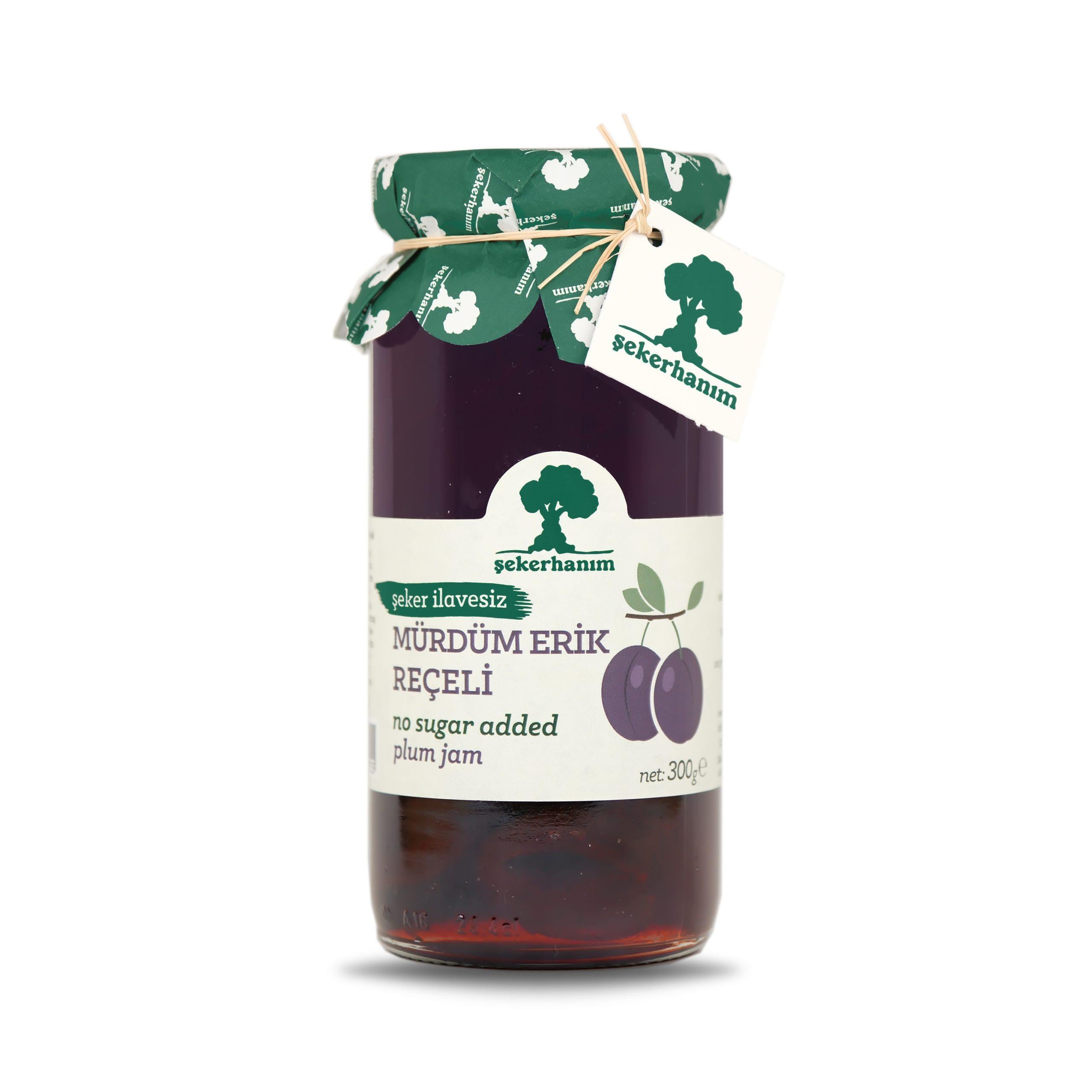 Şeker İlavesiz Mürdüm Erik Reçeli 300 g