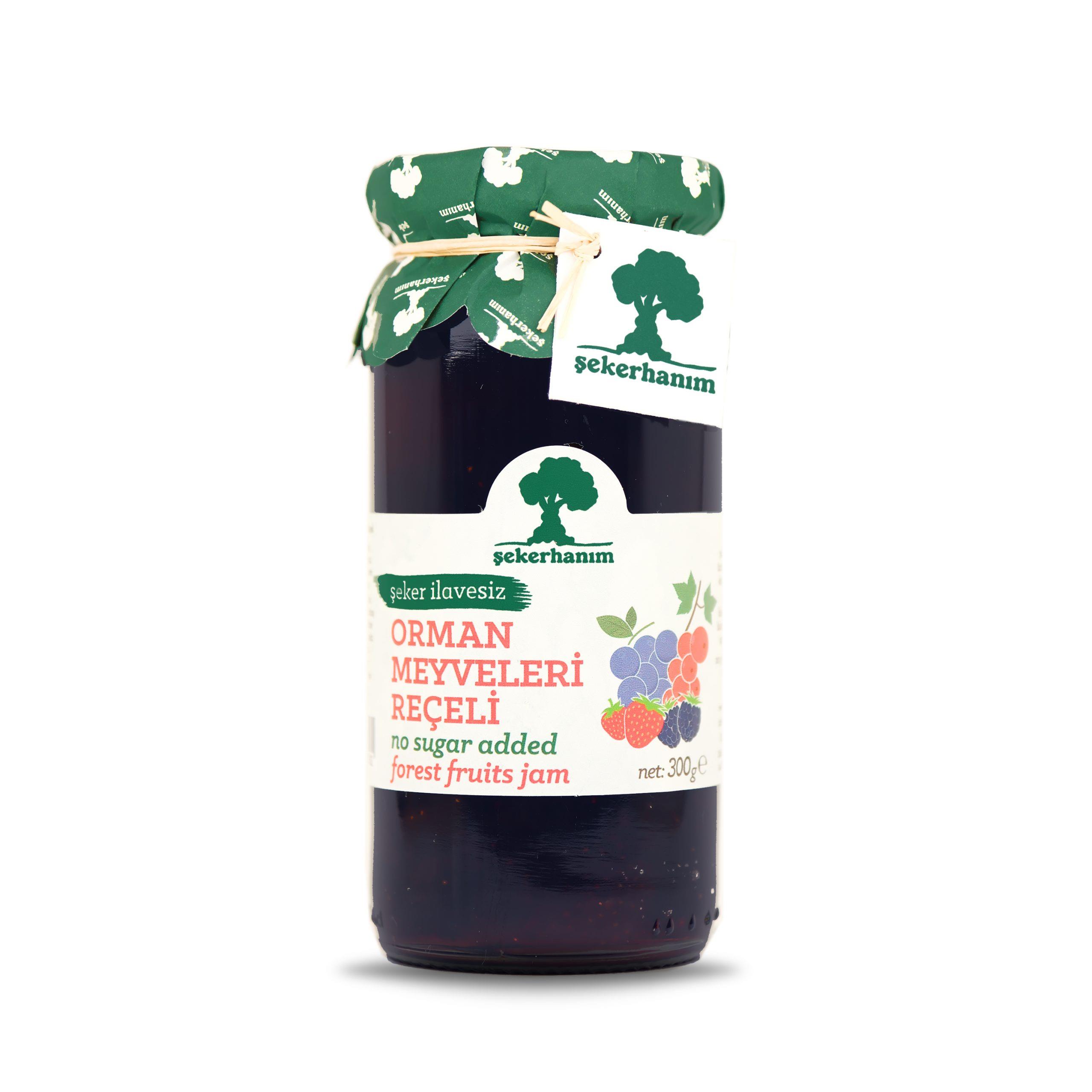 Şeker İlavesiz Orman Meyveleri Reçeli 300 g