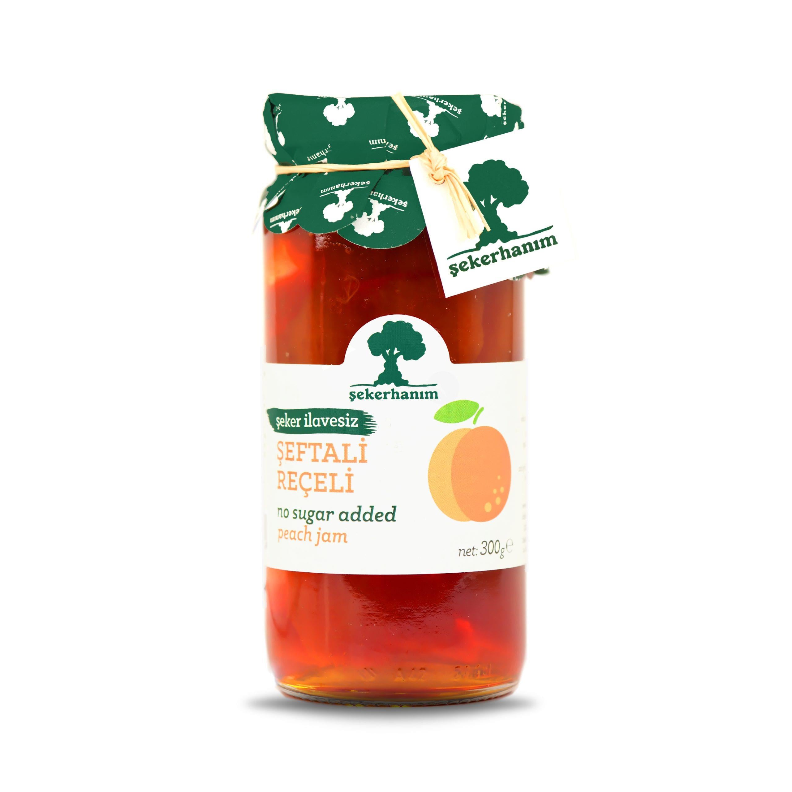 Şeker İlavesiz Şeftali Reçeli 300 g