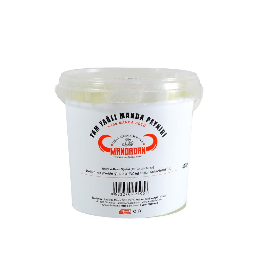 Tam Yağlı Manda Peyniri 400 g