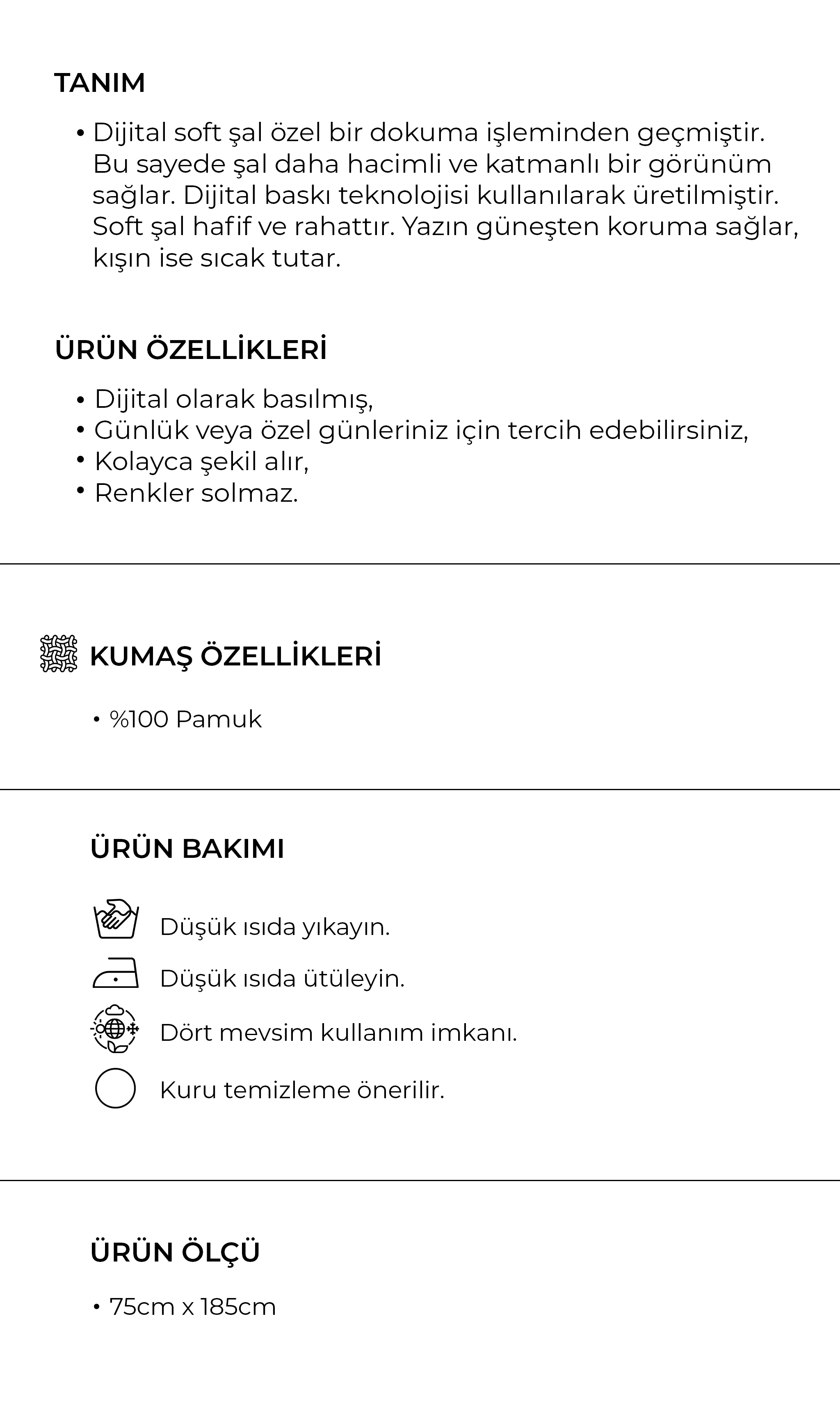 Ürün Özellikleri