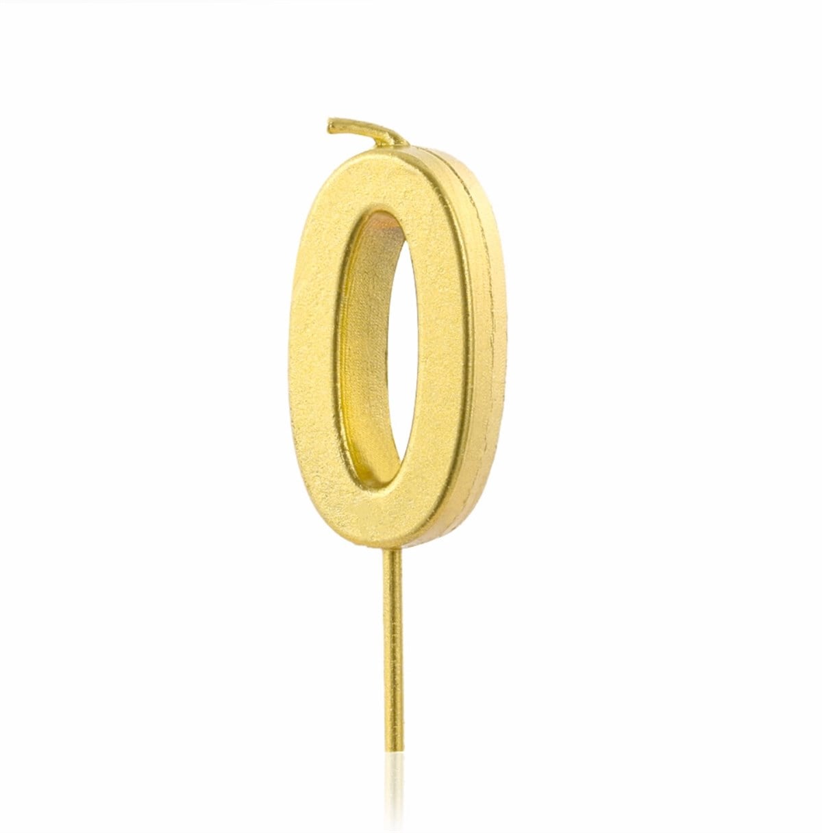 0 GÜMÜŞ RAKAM MUM (9 cm)