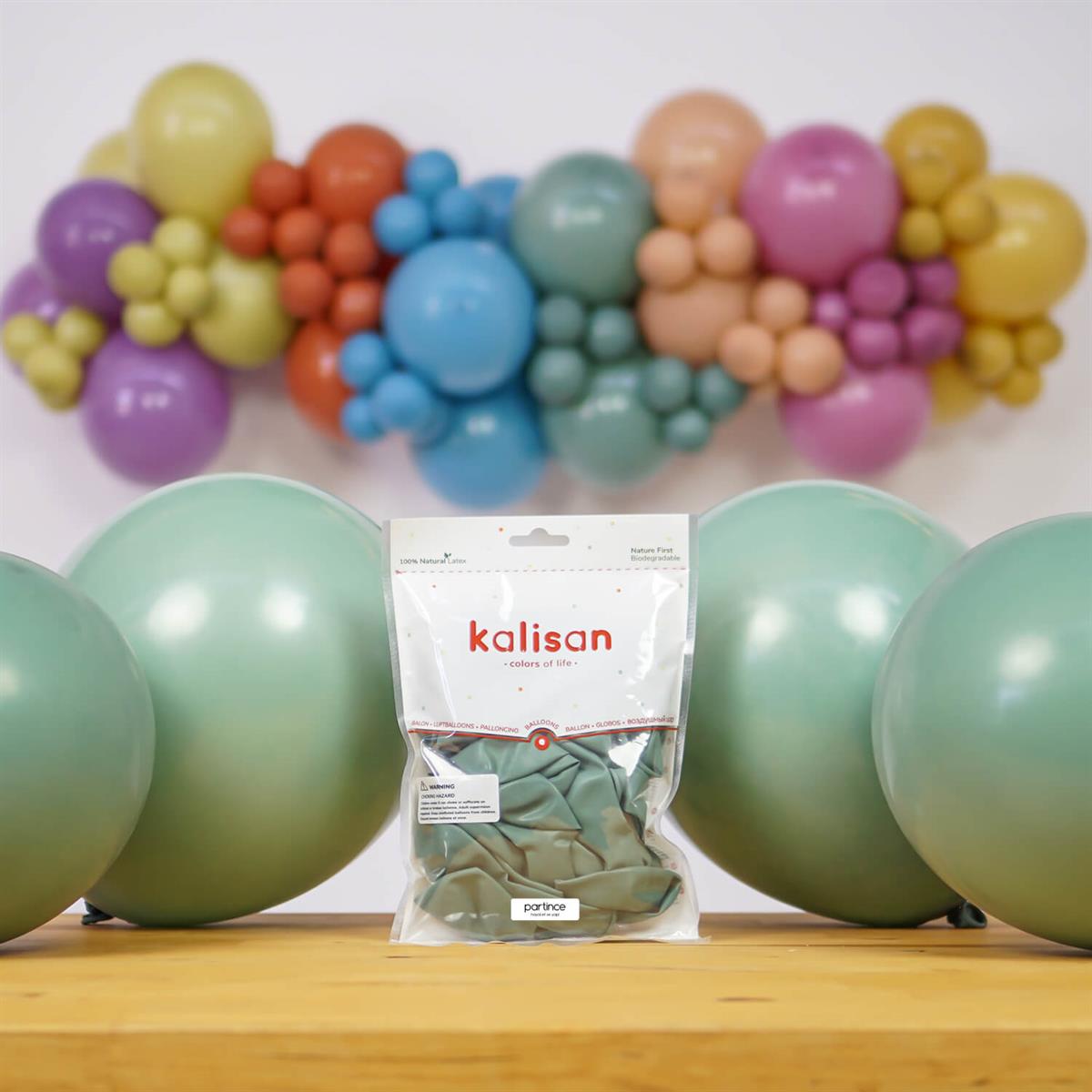 5 İNÇ MİNİ Retro Balon Ada Çayı (10 ADET)