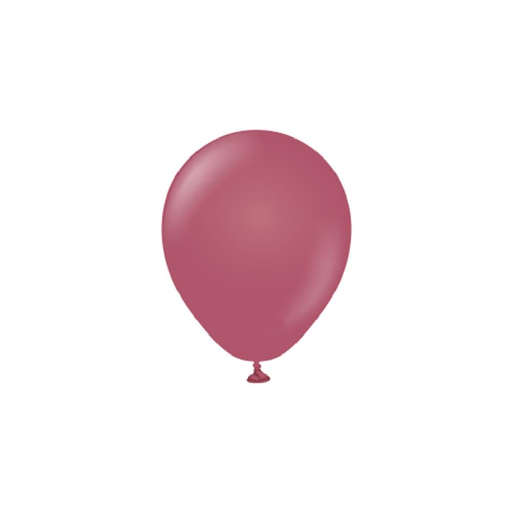 5 İNÇ MİNİ Retro Balon Yaban Çileği (10 ADET)