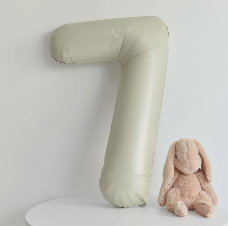 7 DENİZ KUMU RAKAM BALON (75 CM)
