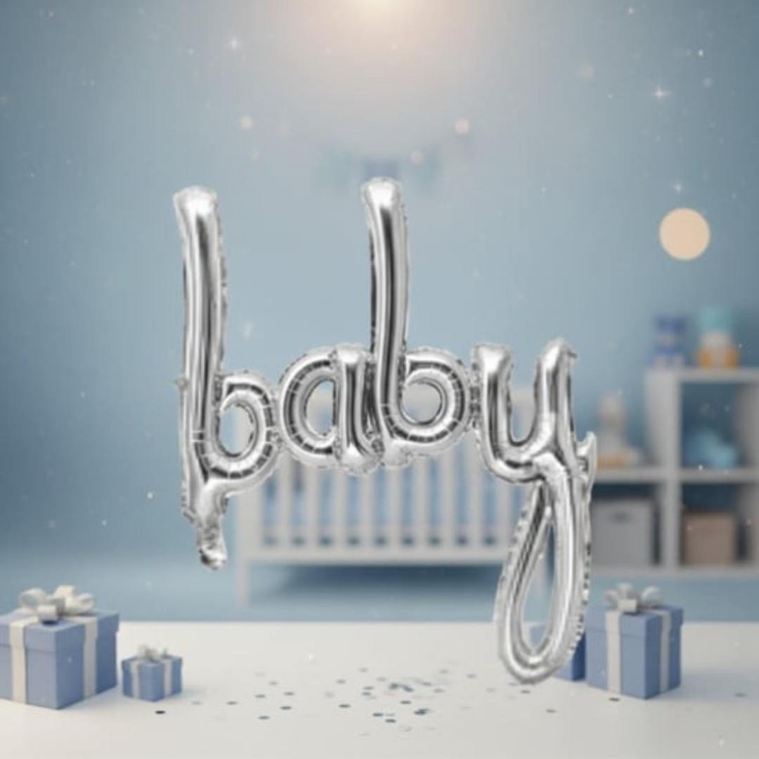 Baby Gümüş Folyo Balon 