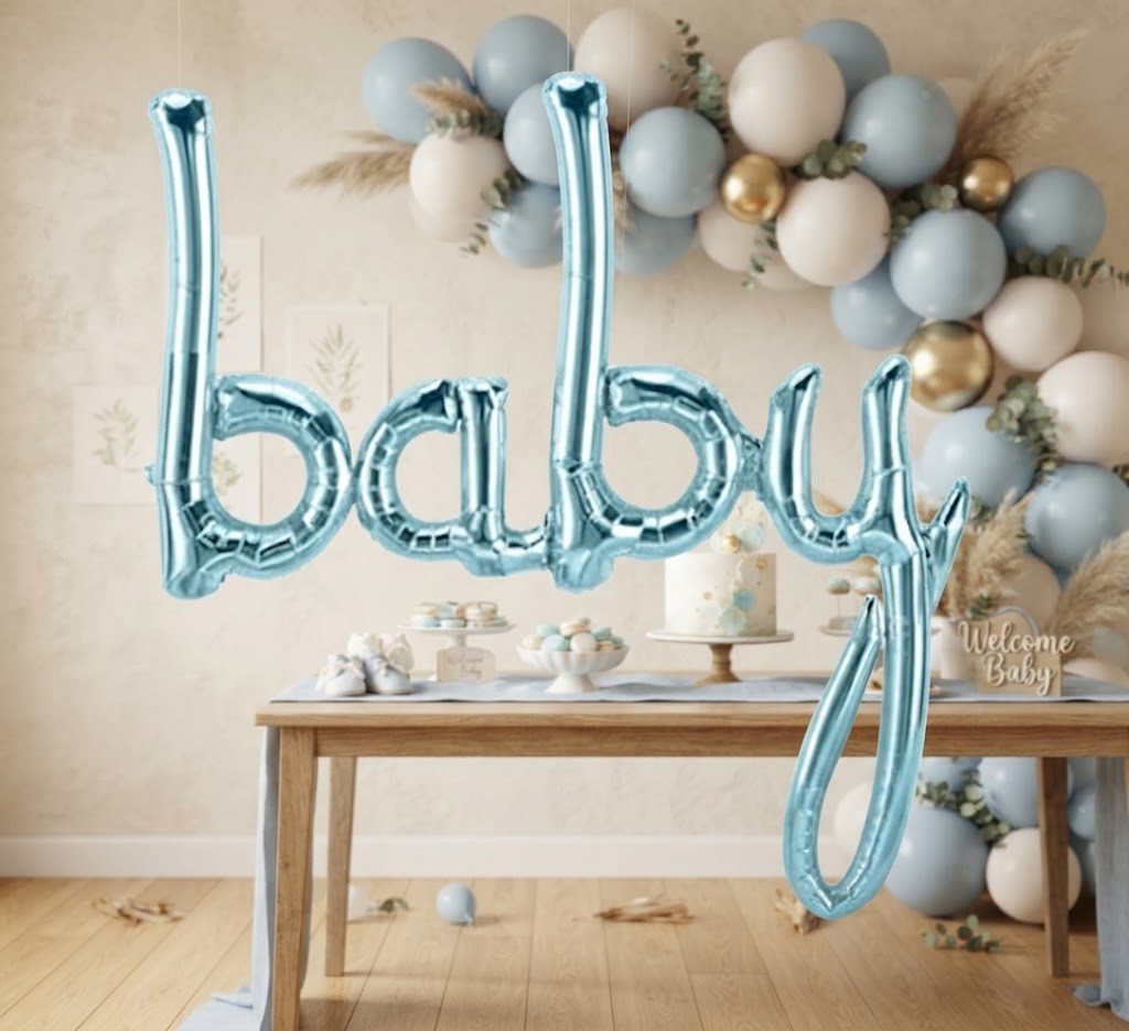 Baby Mavi Folyo Balon 