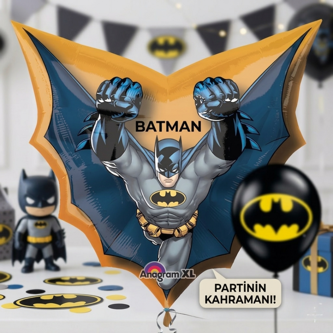 Batman Şekilli Folyo Balon