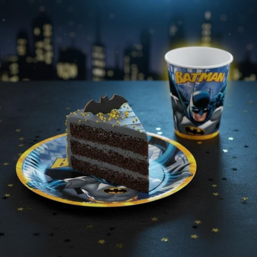 Batman Temalı Tabak ve Bardak Seti (8 Kişilik)