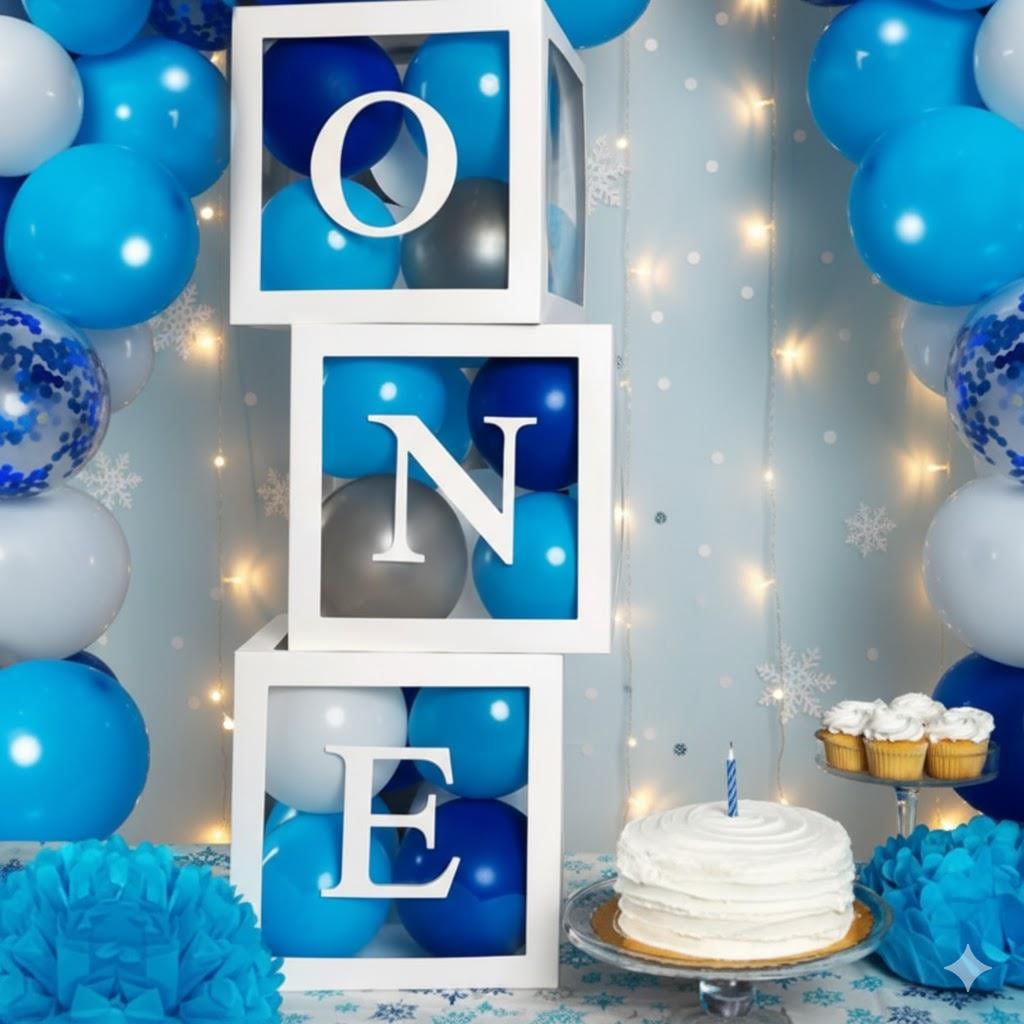 Beyaz One Balon Kutusu Boş (3 ADET)