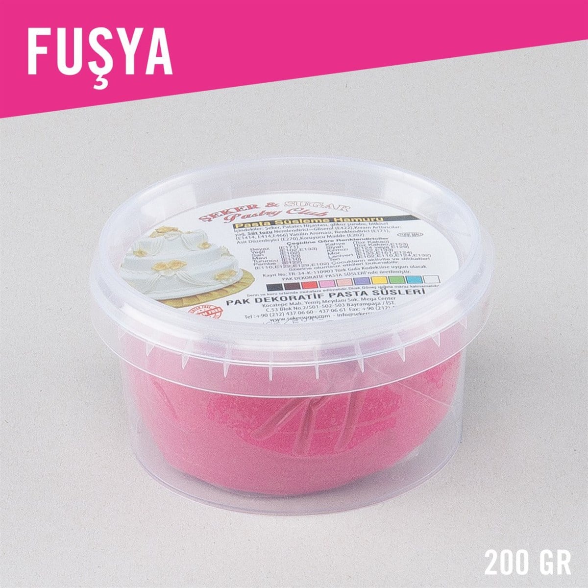 FUŞYA ŞEKER HAMURU (200 GR)