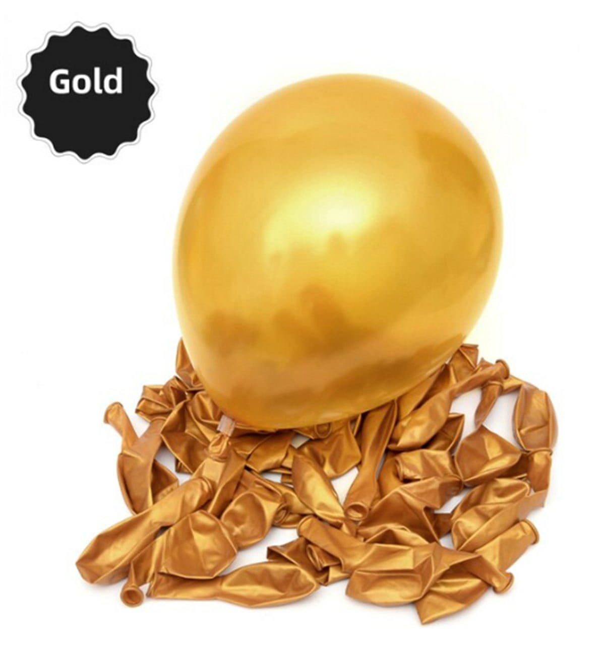 GOLD METALİK BALON (1O adet)