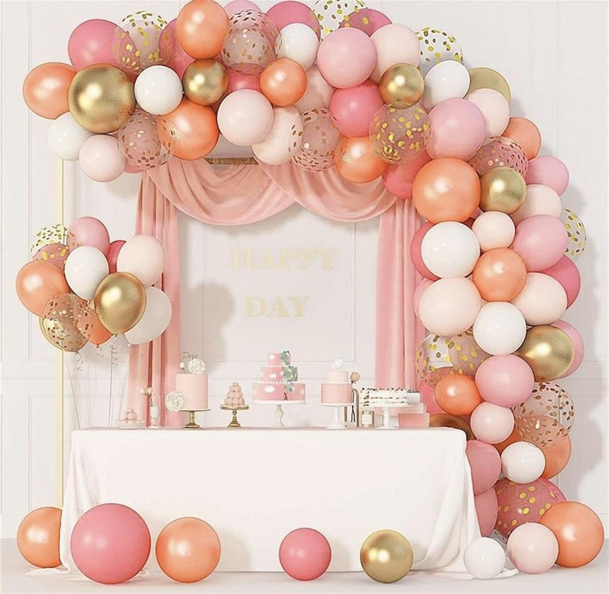 GÜL PEMBE BALON ZİNCİRİ