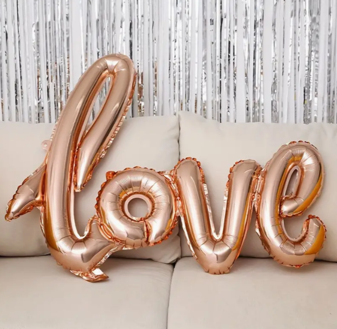 İMZA ROSE GOLD LOVE BALON