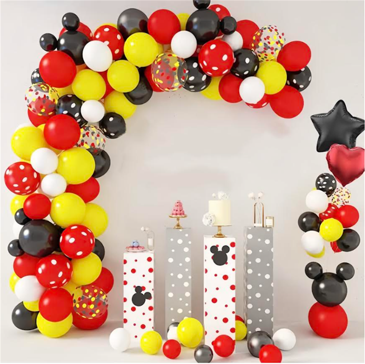 KIRMIZI MİNNİE MOUSE BALON ZİNCİRİ