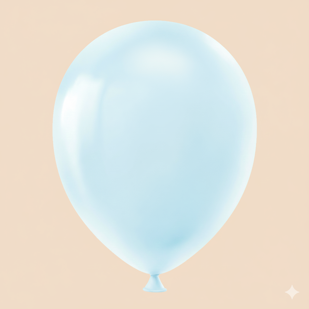 MAVİ MAKARON BALON (10 adet)