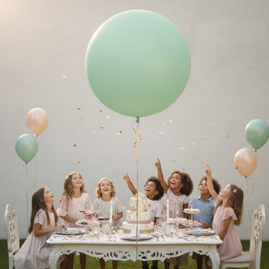 MİNT YEŞİLİ JUMBO BALON (18 İNÇ)