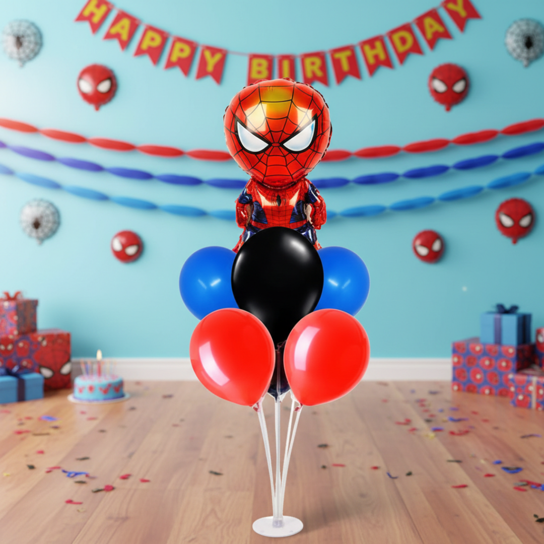 Örümcek Adam Temalı Balon Standı