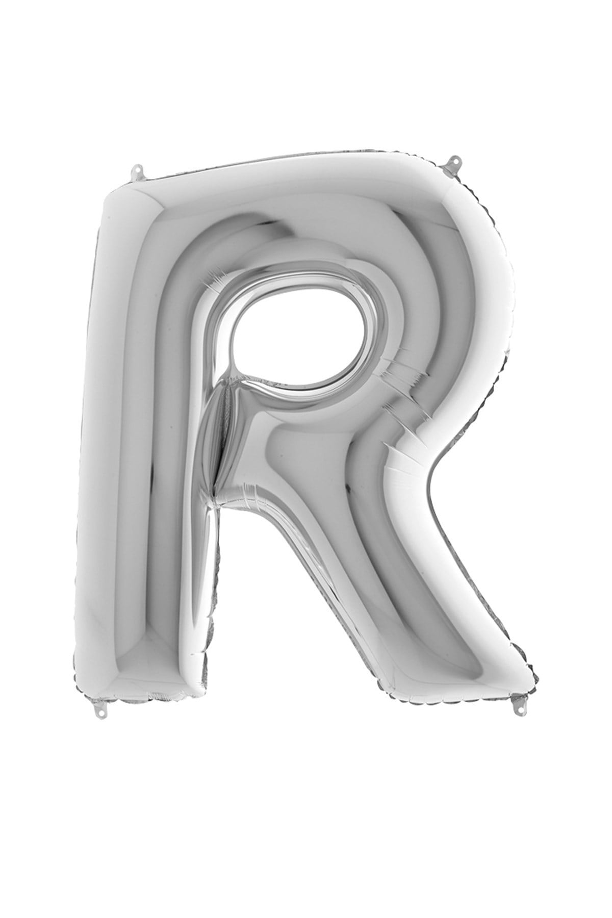 R GÜMÜŞ HARF BALON (100 cm)