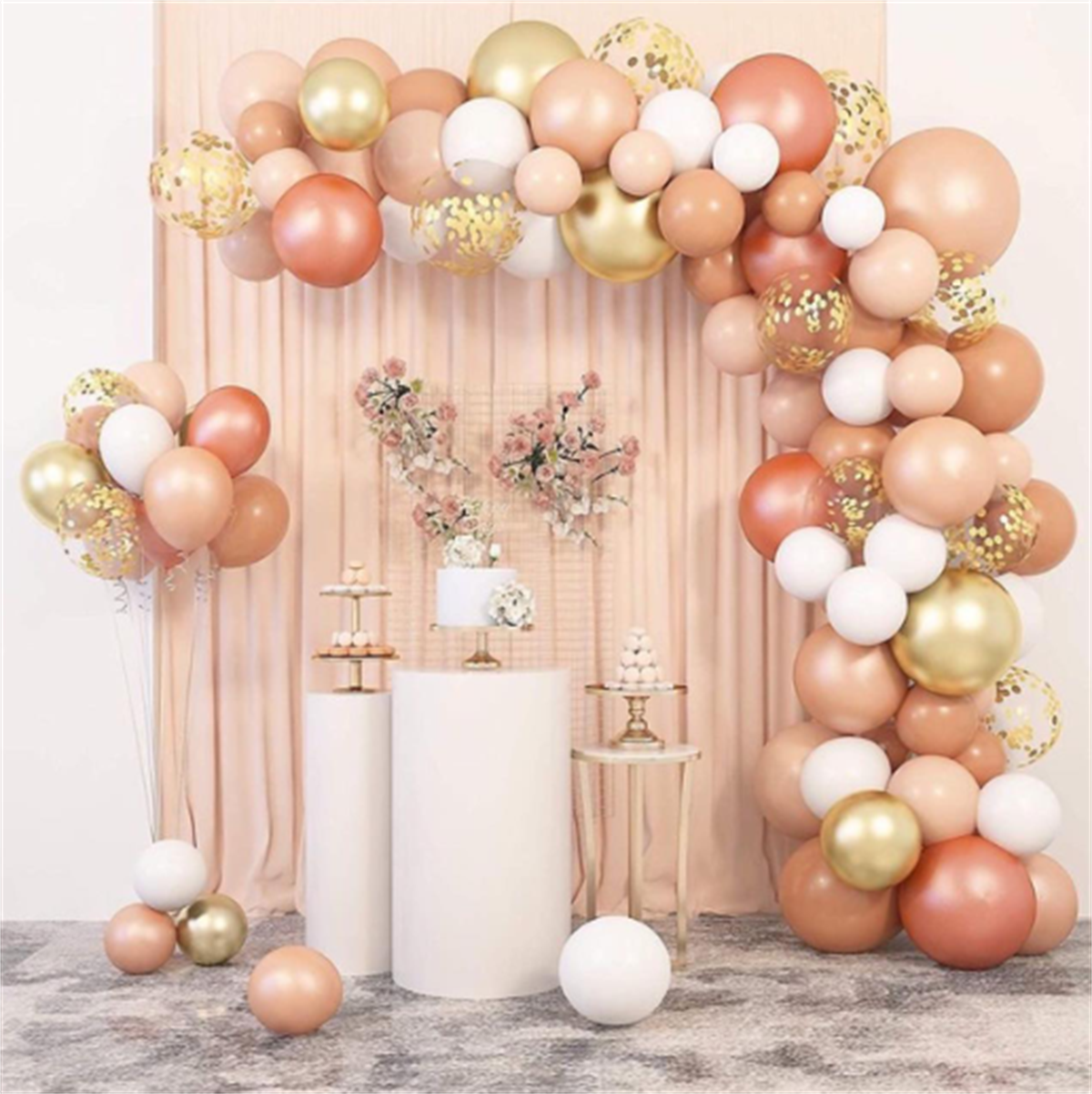 ROSE GOLD BALON ZİNCİRİ
