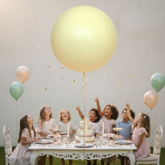 SARI JUMBO BALON (18 İNÇ)