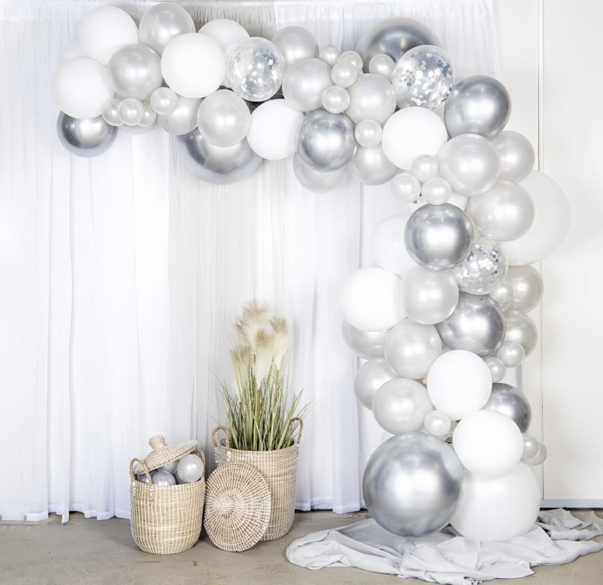 Silver Balon Zinciri Konsepti