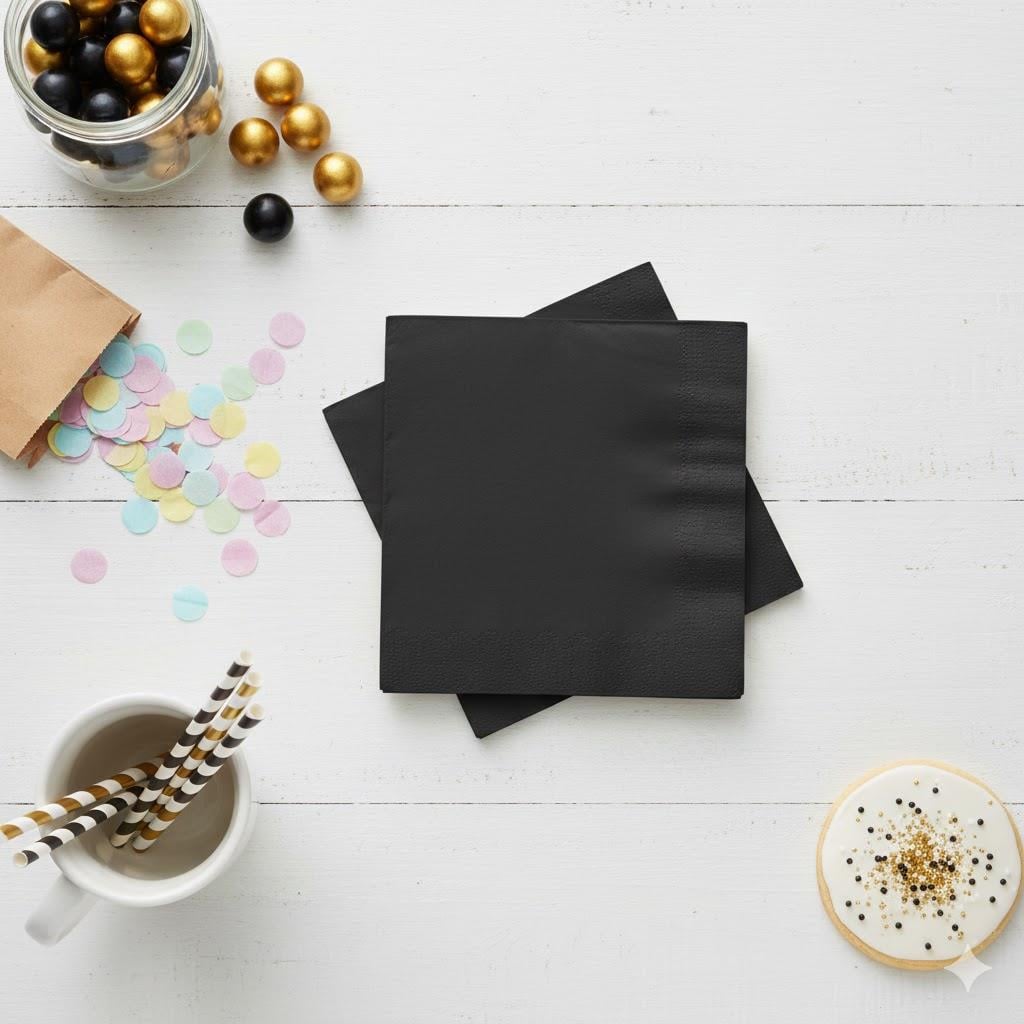 SİYAH PEÇETE (16 ADET)