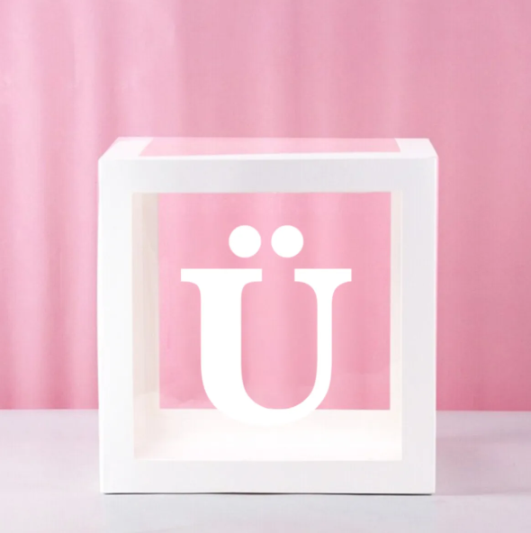 Ü Beyaz Balon Kutusu 