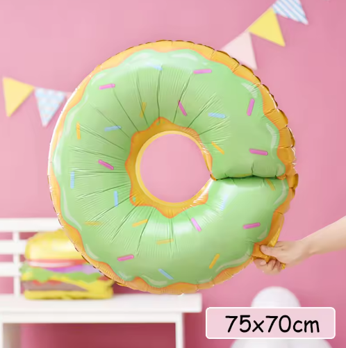 YEŞİL DONUT FOLYO BALON