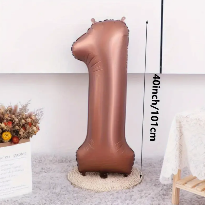 1 ÇİKOLOTA RAKAM BALON (75 cm)
