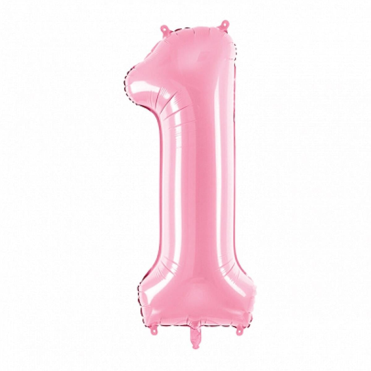 1 PEMBE RAKAM BALON (100 CM)