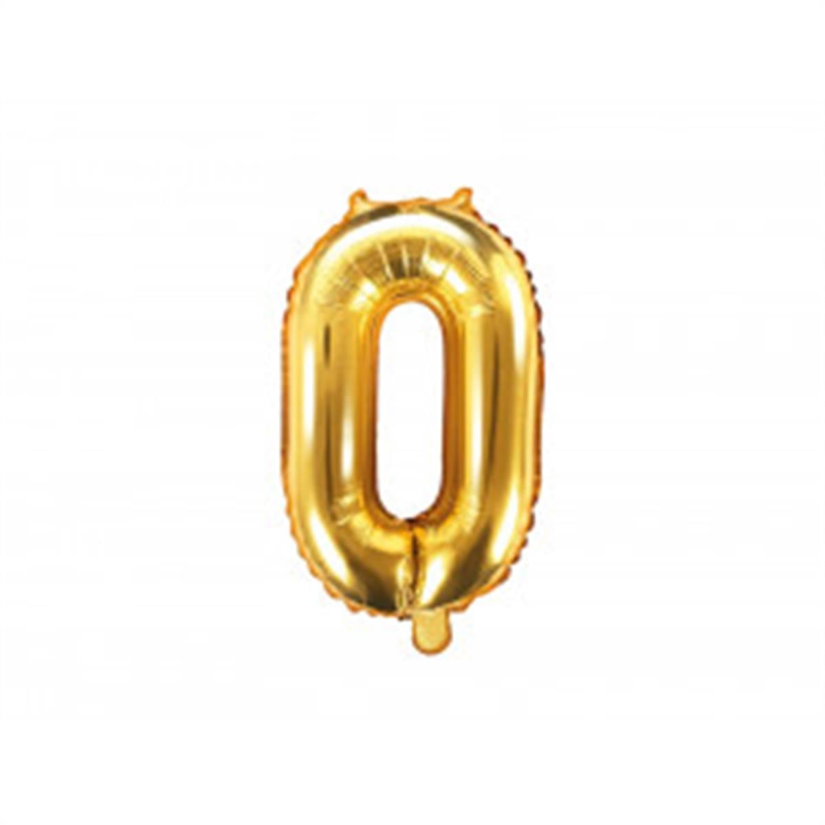 1 Rakam Gold Folyo Balon (35 CM)