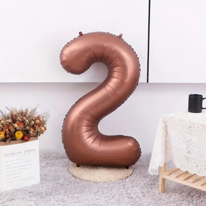 2 ÇİKOLOTA RAKAM BALON (75 cm)