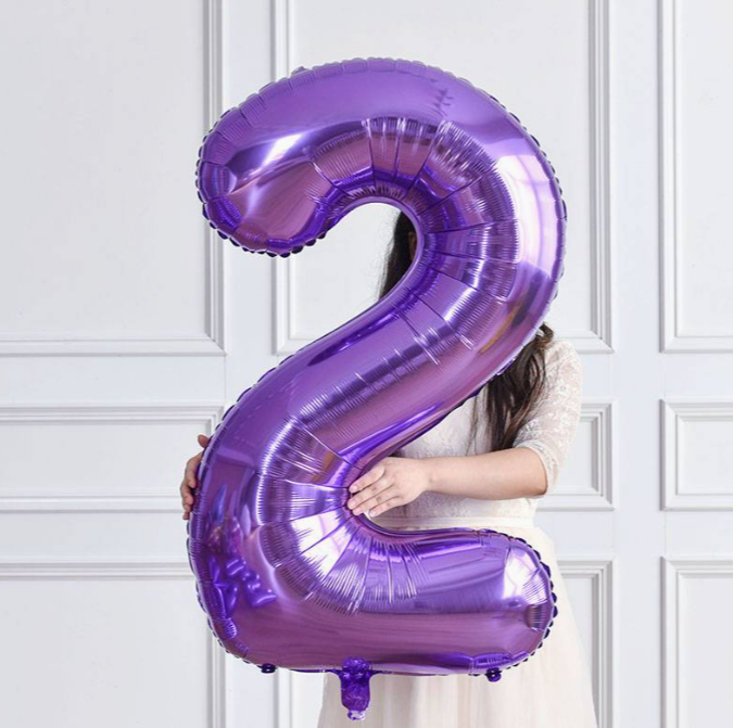 2 RAKAM BALON (75 cm)