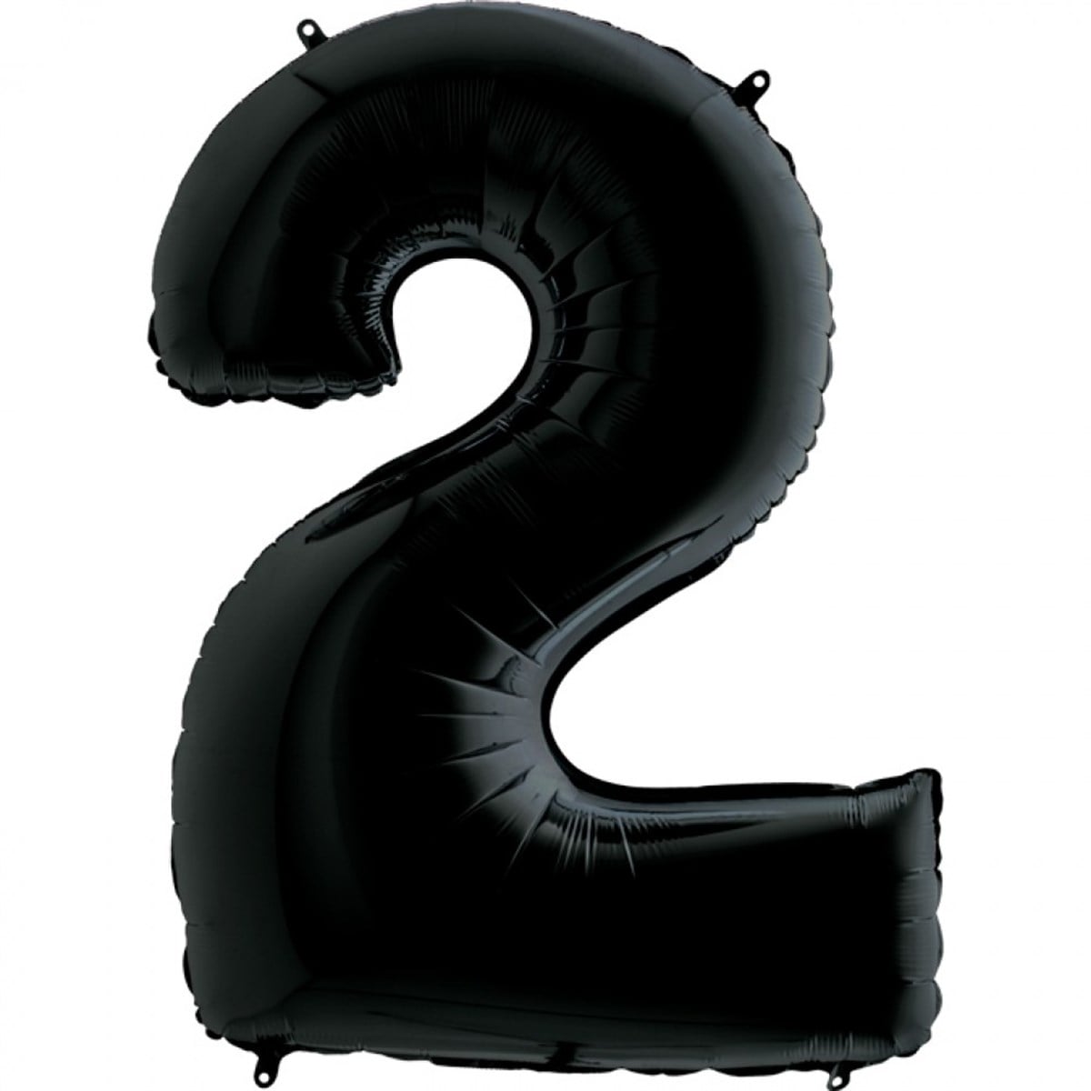 2 SİYAH RAKAM BALONLAR (100 CM)