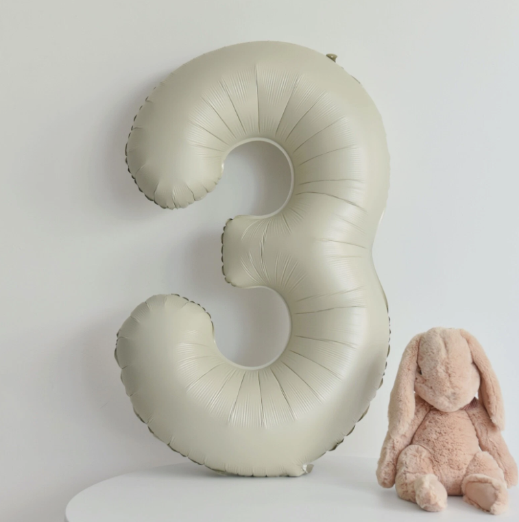 3 DENİZ KUMU RAKAM BALON (75 CM)