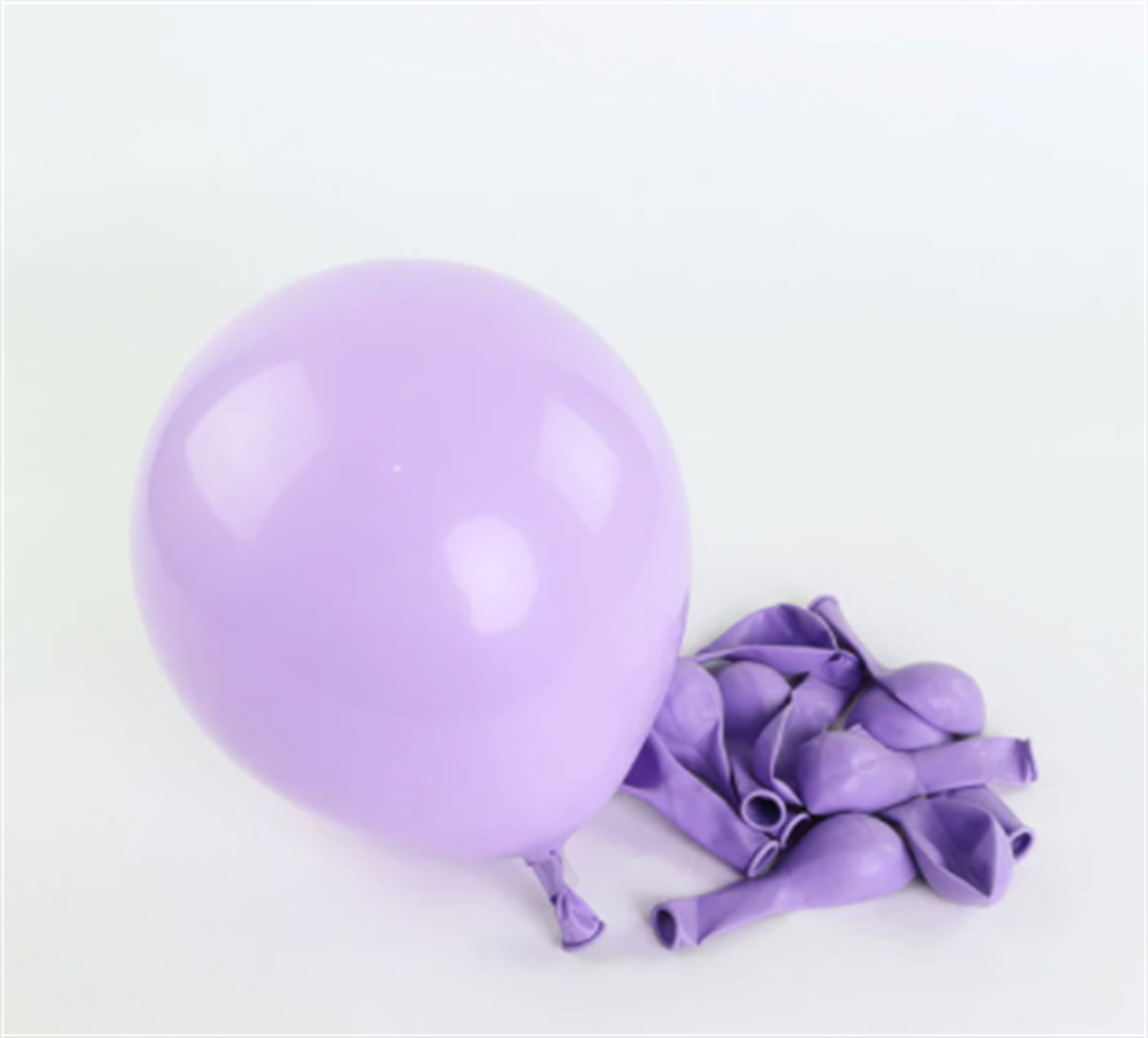 5 İNÇ MİNİ Makaron Balon Mor (10 ADET)