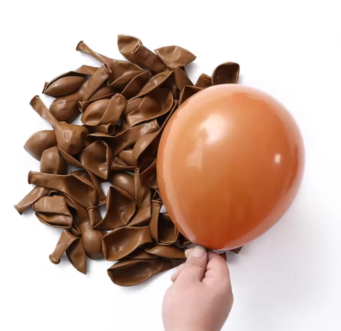 5 İNÇ MİNİ MAKARON KARAMEL BALON (10 ADET)