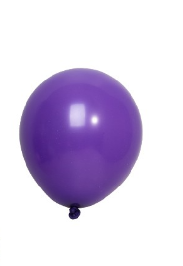5 İNÇ MİNİ Retro Balon Mor Pastel (10 ADET)